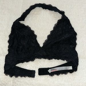 Free People Galloon lace halter bralette